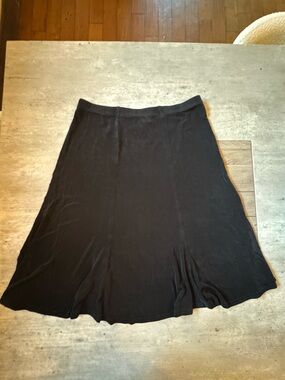 Vintage Coldwater Creek Black A-Line Skirt